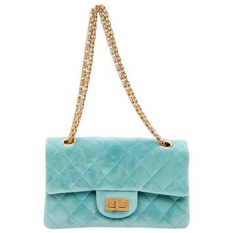 chanel 2019 blue flap